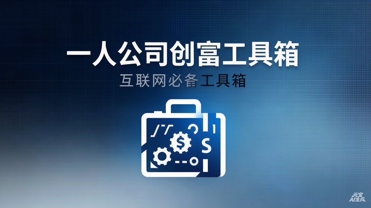 清风筹谋：一人创富工具箱必备- 0成本轻资产创业 | 虚拟项目 | 一人公司落地平台|清创生财清风筹谋网赚库