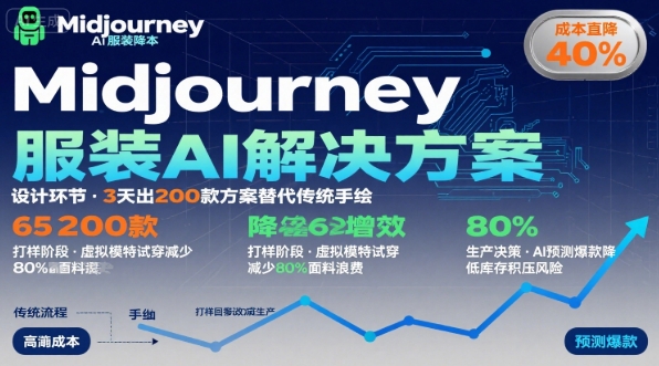 AI在服装领域的运用，使用midjourney做服装辅助企业降低成本-优优云网创优优云网创资源站
