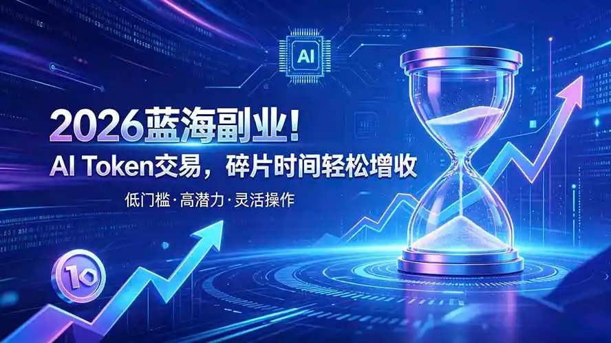 AI Token算力赛道!普通人可入局的数字副业- 0成本轻资产创业 | 虚拟项目 | 一人公司落地平台|清创生财清风筹谋网赚库