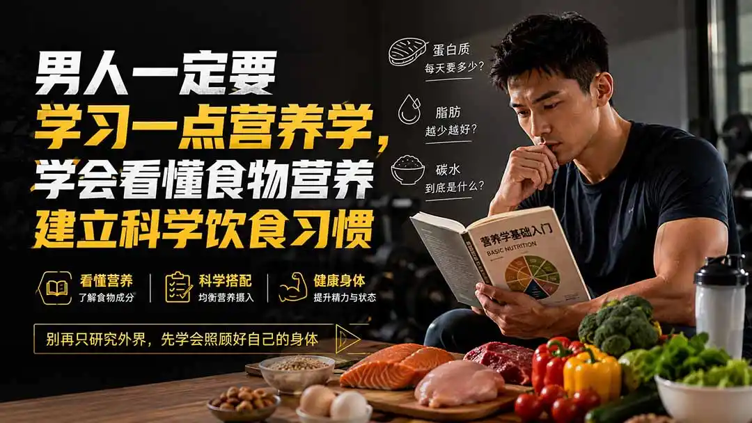 付费文章：男人一定要学习一点营养学，学会看懂食物营养建立科学饮食习惯- 0成本轻资产创业 | 虚拟项目 | 一人公司落地平台|清创生财清风筹谋网赚库