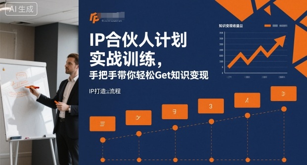 IP合伙人计划实战训练，手把手带你轻松Get知识变现-优优云网创