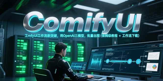 （15191期）ComfyUI工作流新突破，用OpenAI三模型，批量出图(保姆级教程+工作流下载)-优优云网创优优云网创资源站