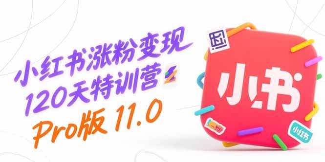 （15432期）小红书涨粉变现120天特训营Pro版11.0：从0到1掌握平台运营,内容制作和变现-优优云网创优优云网创资源站