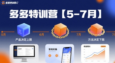 多多特训营【5-7月】产品决定上限，方法决定下限，各种玩法技巧落地实操-优优云网创优优云网创资源站