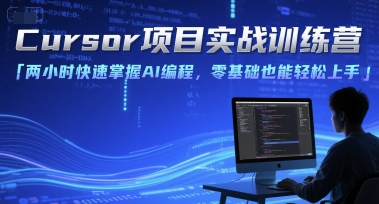 Cursor项目实战训练营，两小时快速掌握AI编程，零基础也能轻松上手-优优云网创优优云网创资源站
