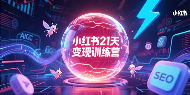（15328期）小红书21天变现训练营，AIGC工具高效应用，SEO优化核心技巧-优优云网创优优云网创资源站