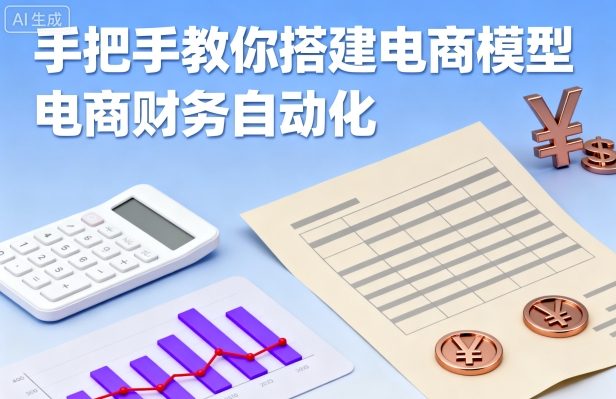 手把手教你搭建电商模型-电商财务自动化-优优云网创优优云网创资源站