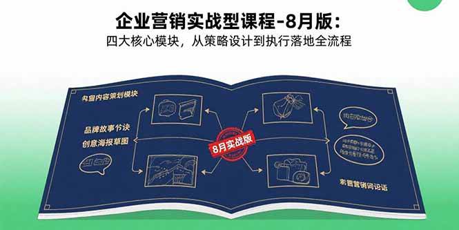 （15823期）企业营销实战型课程-8月版：四大核心模块，从策略设计到执行落地全流程-优优云网创优优云网创资源站