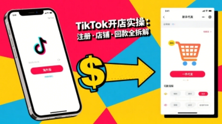 TikTok从开店到投流的进阶课，从基础实操到高阶技巧一网打尽-优优云网创优优云网创资源站