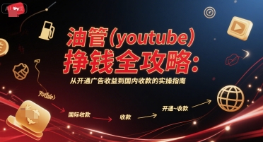 油管(youtube)挣钱全攻略：从开通广告收益到国内收款的实操指南-优优云网创优优云网创资源站