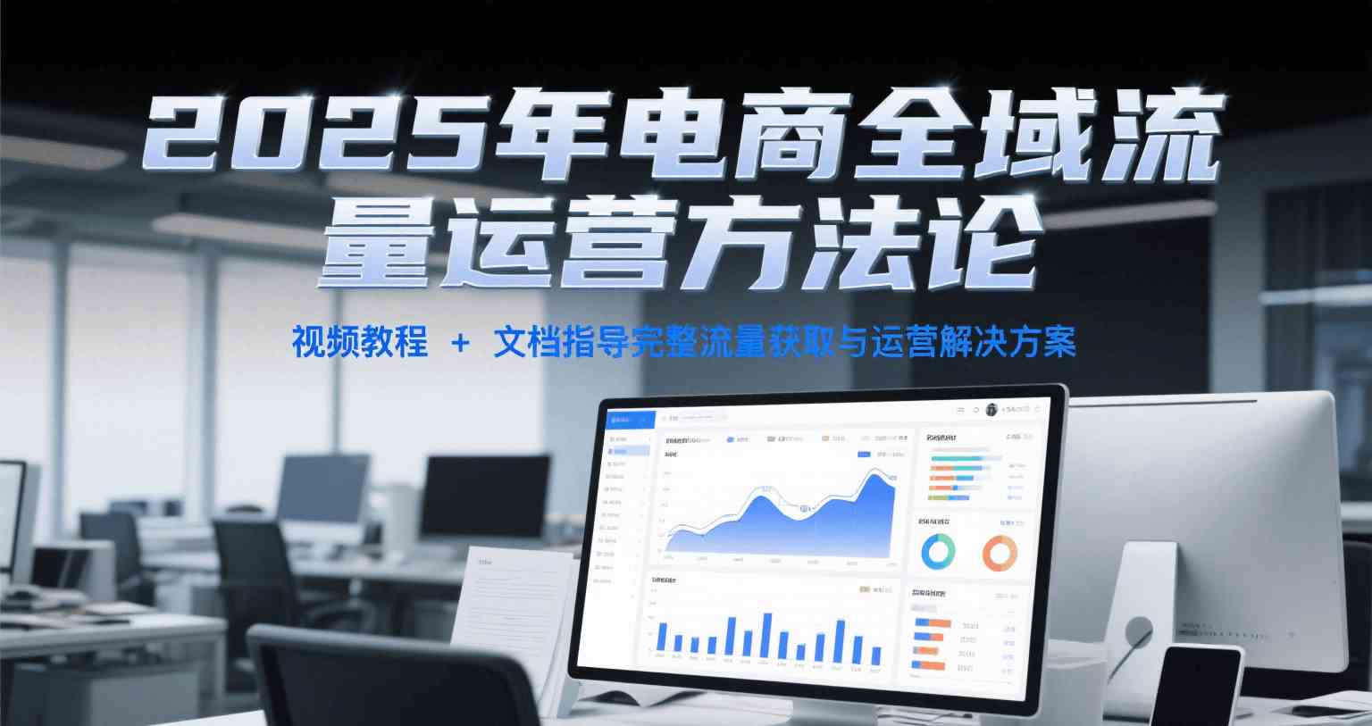 2025年电商全域流量运营方法论，视频教程+文档指导完整流量获取与运营解决方案-优优云网创优优云网创资源站