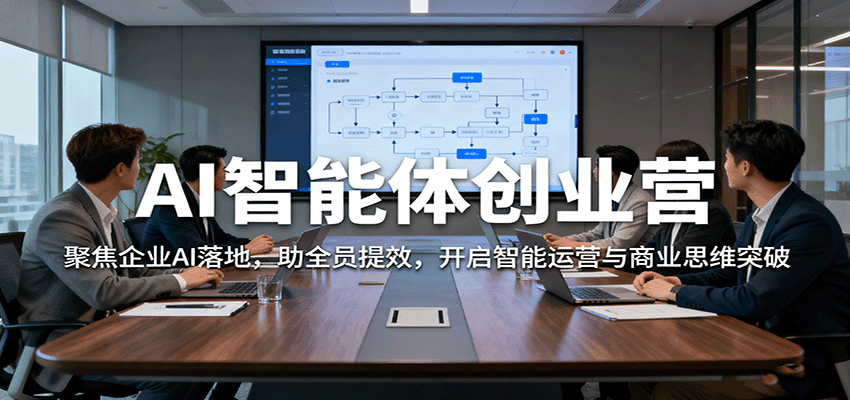 AI智能体创业营:聚焦企业AI落地,助全员提效,开启智能运营与商业思维突破-优优云网创