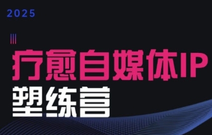 2025治愈自媒体IP训练营，专为疗愈领域从业者打造-优优云网创优优云网创资源站