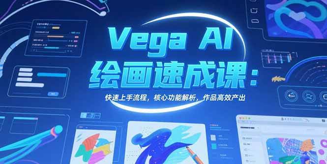 （15470期）Vega AI绘画速成课：快速上手流程，核心功能解析，作品高效产出-优优云网创优优云网创资源站