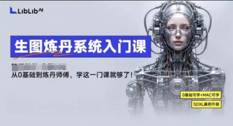 LibLibAI哩布哩布生图炼丹系统入门课，从生图到炼丹，只学这一门就够了-优优云网创优优云网创资源站