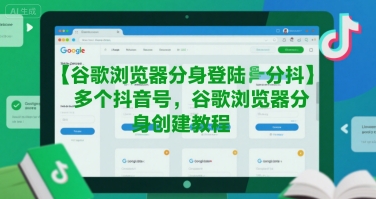 谷歌浏览器分身登陆多个抖音号，谷歌浏览器分身创建教程-优优云网创优优云网创资源站
