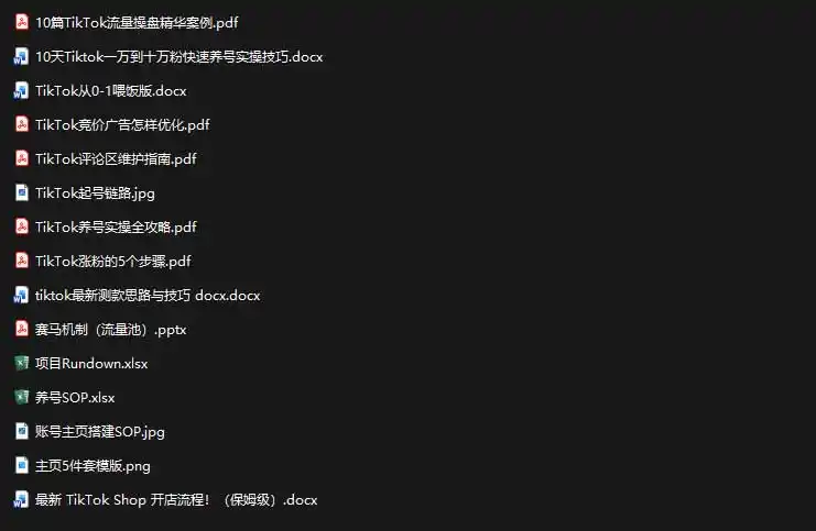 2026TikTok海外掘金实战课——养号SOP+爆款公式+选品测款+广告投流+Shop开店,跑通海外运营全链路- 0成本轻资产创业 | 虚拟项目 | 一人公司落地平台|清创生财清风筹谋网赚库