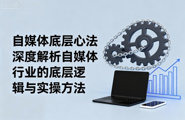 自媒体底层心法，深度解析自媒体行业的底层逻辑与实操方法-优优云网创优优云网创资源站