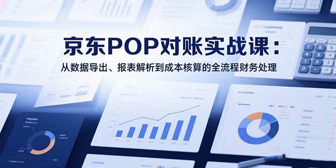 （15447期）2025京东POP对账实战课：从数据导出、报表解析到成本核算的全流程财务处理-优优云网创优优云网创资源站